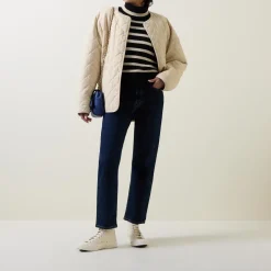 501® Crop High-Rise Straight Leg Jeans