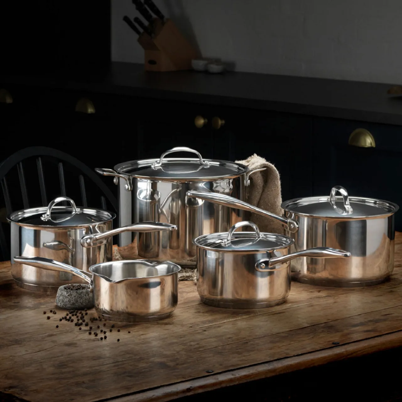 Clearance STELLAR 7000 Five-Piece Pan Set