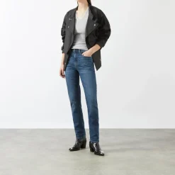 Sale LEVIS 724™ High-Rise Straight Leg Skinny Fit Jeans