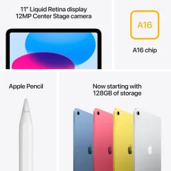 11 Inch iPad 128GB Blue