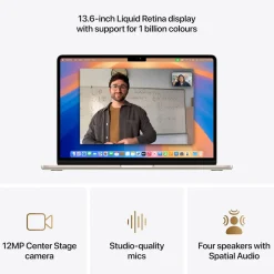13 Inch M4 MacBook Air Starlight
