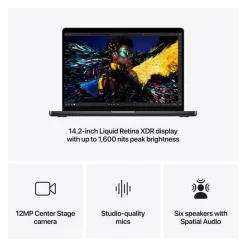 New APPLE 14 Inch M4 MacBook Pro Space Black