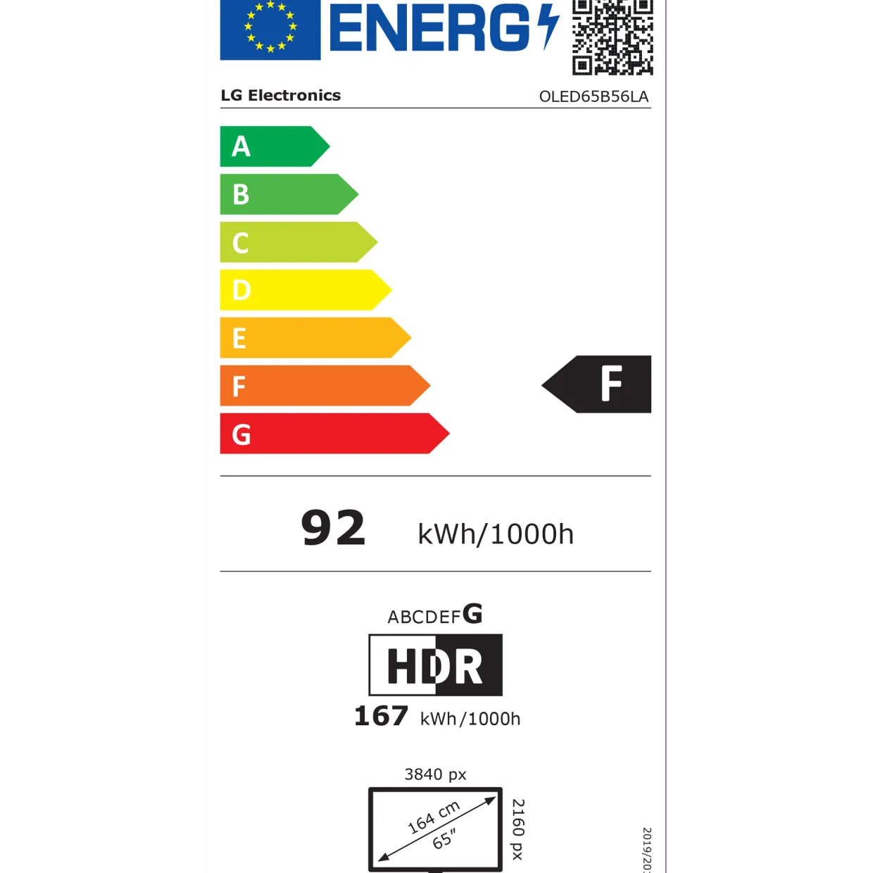 65 Inch OLED 4K Smart Entry TV