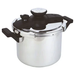 6 Litre Twist 'n' Lock Stainless Steel Pressure Cooker