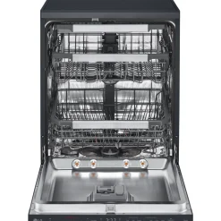 14 Place Setting TrueSteam™ Full Size Freestanding Dishwasher Matte Black