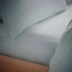 200 Thread Count Cooling Tencel Fitted Sheet Silver