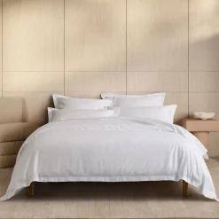 Best SHERIDAN 1000 Thread Count Duvet Cover Snow