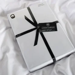 Hot THE LYNDON COMPANY 1000 Thread Count Duvet Set White