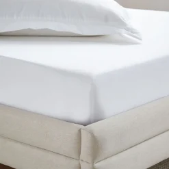400 Thread Count Fitted Sheet  White