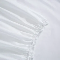 400 Thread Count Fitted Sheet  White