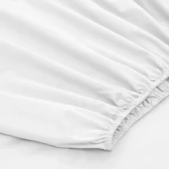 New DORMA 500 Thread Count Fitted Sheet  White