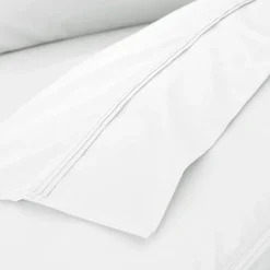 Best DORMA 500 Thread Count Flat Sheet White