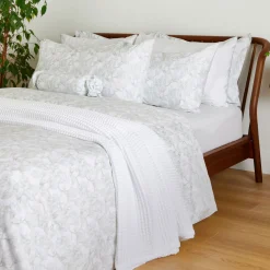 300 Thread Count Green Trellis Fitted Sheet