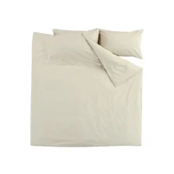 New CHRISTY 200 Thread Count Organic Percale Duvet Set Hazelnut