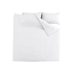 200 Thread Count Organic Percale Duvet Set White