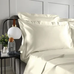 Discount KARLA BREE 400 Thread Count Oxford Pillowcase Pair Ivory