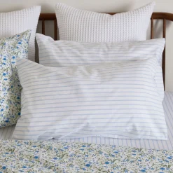 Outlet FOXFORD 180 Thread Count Pinstripe Pillowcase Set