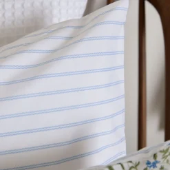 Outlet FOXFORD 180 Thread Count Pinstripe Pillowcase Set