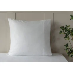 600 Thread Count Pure Egyptian Cotton Sateen Square Pillow Case White