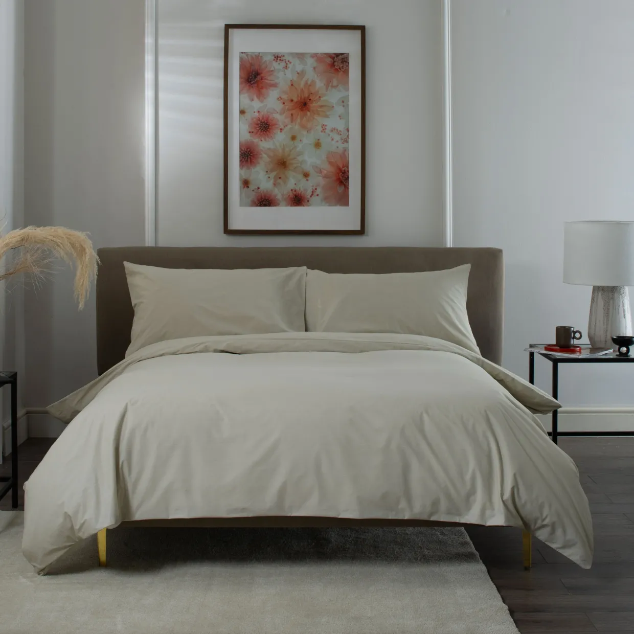 400 Thread Count Sateen Duvet Set Natural