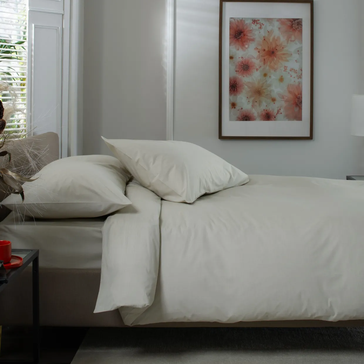 400 Thread Count Sateen Duvet Set Natural