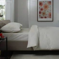 400 Thread Count Sateen Fitted Sheet Natural