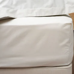 400 Thread Count Sateen Fitted Sheet Natural