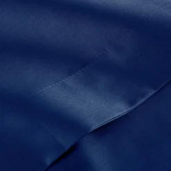 400 Thread Count Sateen Flat Sheet Navy