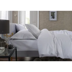 Outlet THE LYNDON COMPANY 400 Thread Count Sateen Housewife Pillowcase Pair White