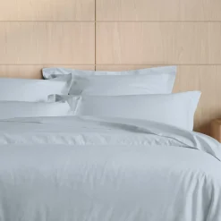1000 Thread Count Tailored Pillowcase Soft Blue