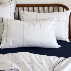 300 Thread Count Windowpane Pillowcase Set