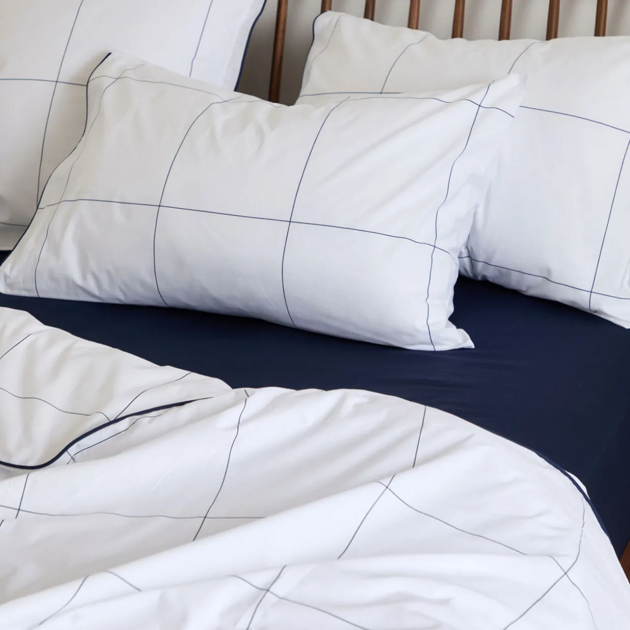 300 Thread Count Windowpane Pillowcase Set