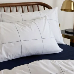 300 Thread Count Windowpane Pillowcase Set