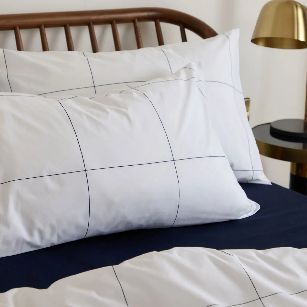 300 Thread Count Windowpane Pillowcase Set