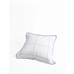 Outlet FOXFORD 300 Thread Count Windowpane Oxford Pillowcase