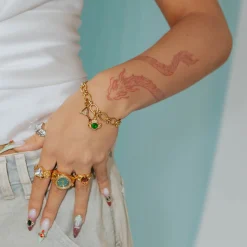 Hot LYNOTT JEWELLERY A Ghrá Heart Charm Gold