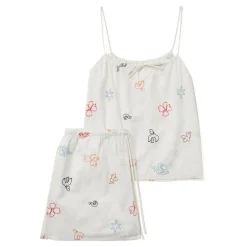 Discount JIGSAW Abstract Embroidered Cami & Shorts Pyjama Set