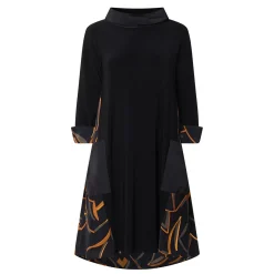 Abstract Print Mini Dress