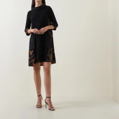 Abstract Print Mini Dress