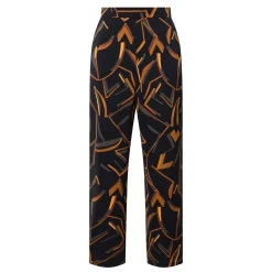 Clearance JOSEPH RIBKOFF Abstract Print Straight Leg Trousers
