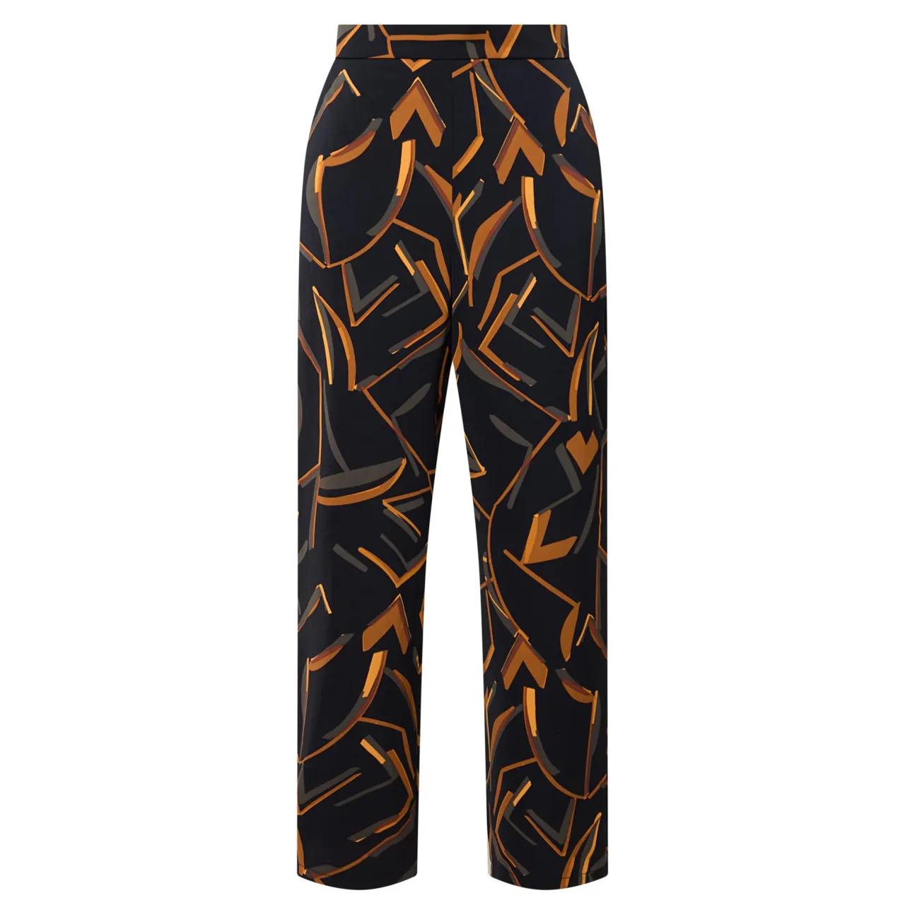 Clearance JOSEPH RIBKOFF Abstract Print Straight Leg Trousers
