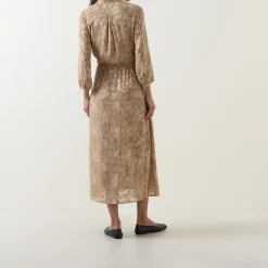 Addison Tonal Dotted Dress