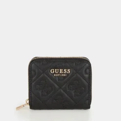 Clearance GUESS Adelasia Logo Quilted Small Wallet