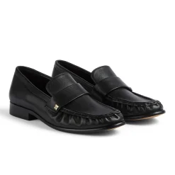Adira Leather Stud Loafers