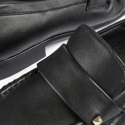 Adira Leather Stud Loafers