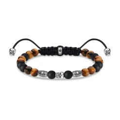 Best THOMAS SABO Adjustable Skull Beaded Bracelet