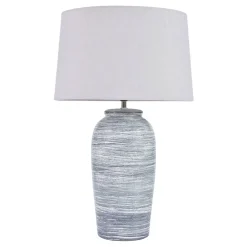 Afina Striped Table Lamp