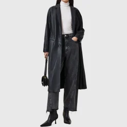 Aire Leather Coat