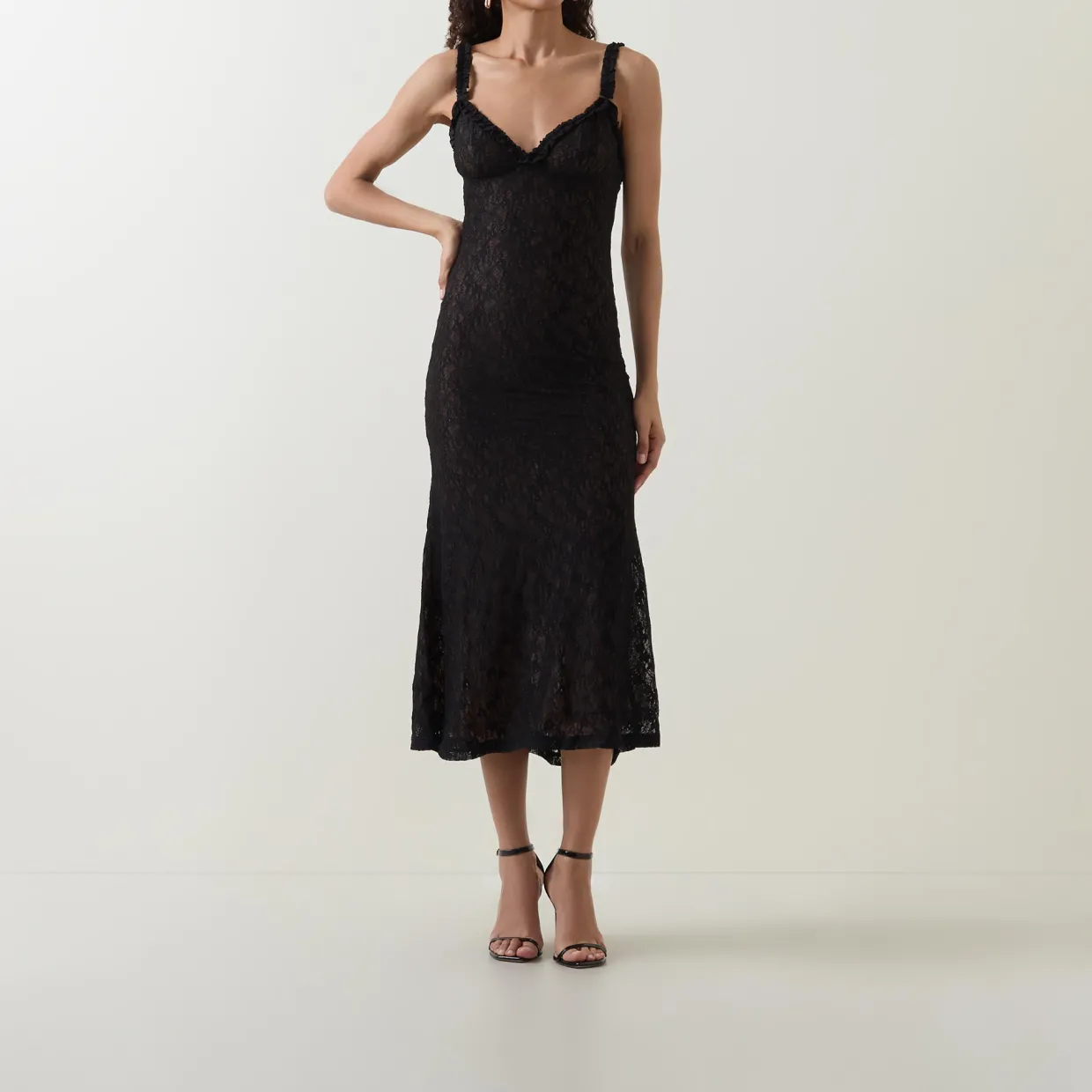 Alegra Lace Flared Dress