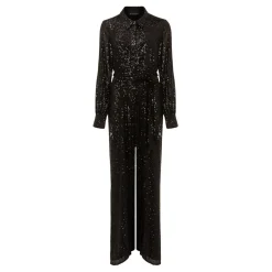 Alessandra Sequin Embellished Jumpsuit